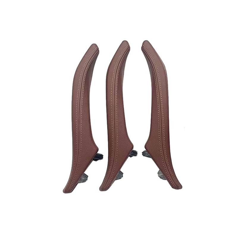Autotürgriff Für 5 Series F10 F11 520i 523i F18 525i 528i 535i 3PCS Set Links Rechts Innen Passagier Türgriff Montage Türgriff(RHD Redbrown) von SGHFUVE
