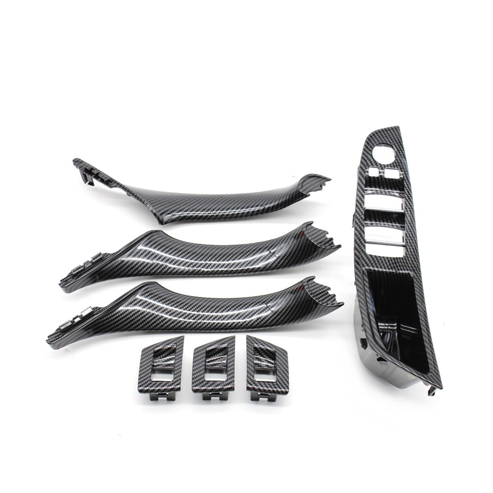 Autotürgriff Für 5 Series F10 F11 520i 525i 528i 523i 535i 530d 520d Carbon Faser LHD RHD Auto Innen Tür Griff Armlehne Panel Trim Türgriff(RHD Inside Set) von SGHFUVE