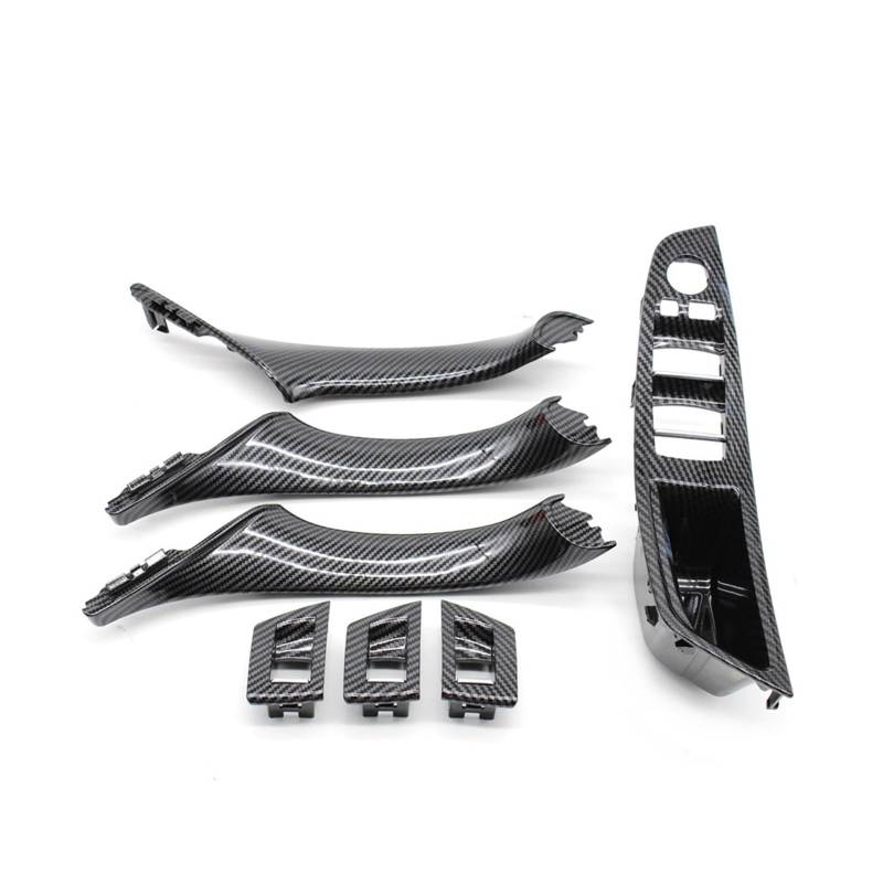 Autotürgriff Für 5 Series F10 F11 520i 525i 528i 523i 535i 530d 520d Carbon Faser LHD RHD Auto Innen Tür Griff Armlehne Panel Trim Türgriff(RHD Inside Set) von SGHFUVE