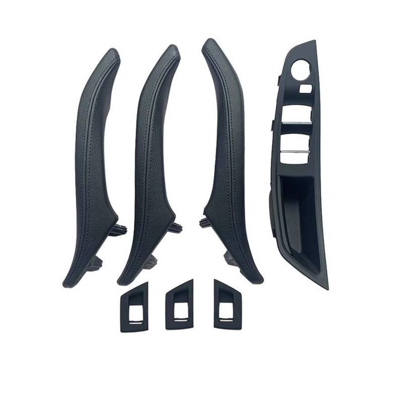 Autotürgriff Für 5 Series F10 F11 F18 520i 523i 525i 528i 535i RHD Auto Links Rechts Innen Tür Armlehne Griff Montage 7PCS Set Türgriff(RHD Black) von SGHFUVE