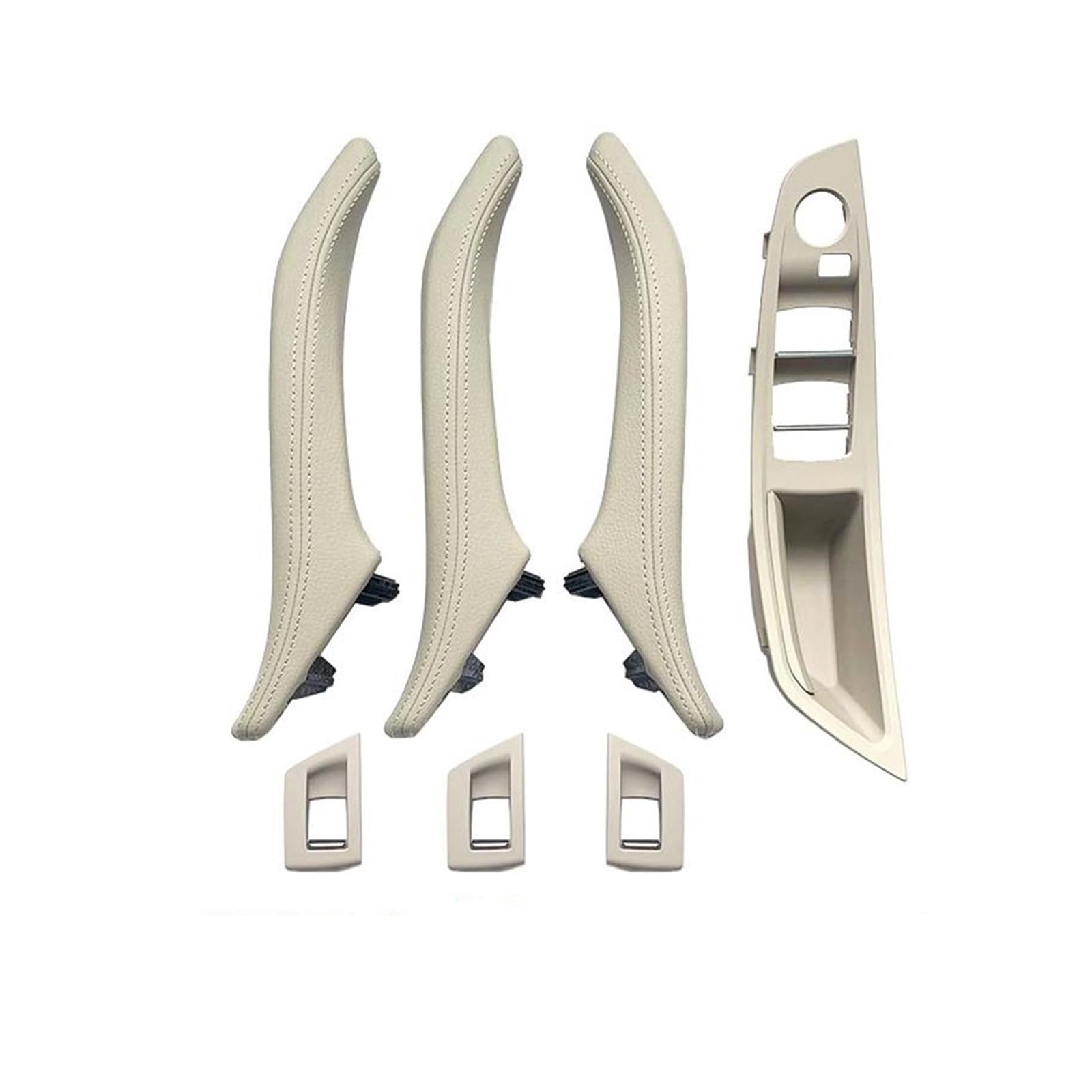 Autotürgriff Für 5 Series F10 F11 F18 520i 523i 525i 528i 535i RHD Auto Links Rechts Innen Tür Armlehne Griff Montage 7PCS Set Türgriff(RHD Oyster) von SGHFUVE