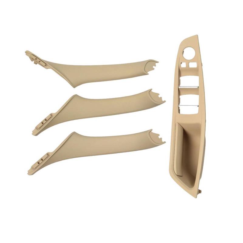 Autotürgriff Für 5 Series F10 F11 F18 520i 523i 525i 528i 535i RHD Rechtslenker Auto Innentürgriff Panel Trim Cover Set Türgriff(Model A Beige) von SGHFUVE
