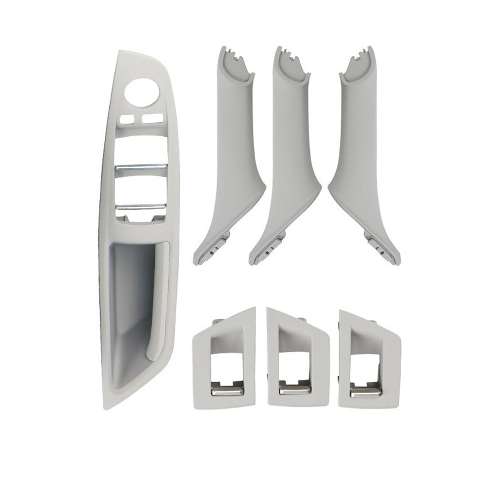 Autotürgriff Für 5 Series F10 F11 F18 520i 528i 535i 523i 525i 7PCS Innentür Armlehne Fenster Schalter Panel Pull Griff Set Türgriff(Grey) von SGHFUVE