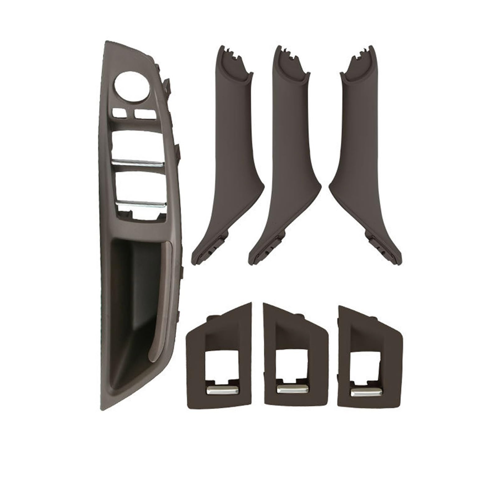 Autotürgriff Für 5 Series F10 F11 F18 520i 528i 535i 523i 525i 7PCS Innentür Armlehne Fenster Schalter Panel Pull Griff Set Türgriff(Mocha Brown) von SGHFUVE