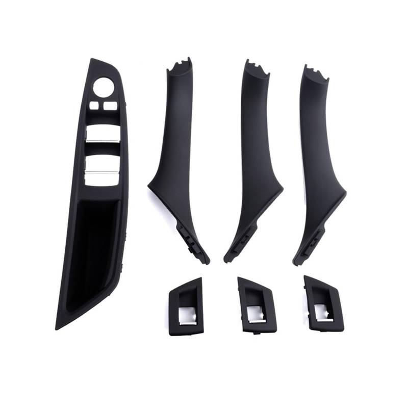 Autotürgriff Für 5 Series F10 F11 F18 528i 520i 523i 525i 535i Verbesserte Innentür Armlehne Fenster Schalter Panel Pull Griff Set Türgriff(Black LHD 7PCS) von SGHFUVE