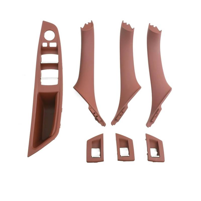 Autotürgriff Für 5 Series F10 F11 F18 528i 520i 523i 525i 535i Verbesserte Innentür Armlehne Fenster Schalter Panel Pull Griff Set Türgriff(Brown LHD 7PCS) von SGHFUVE
