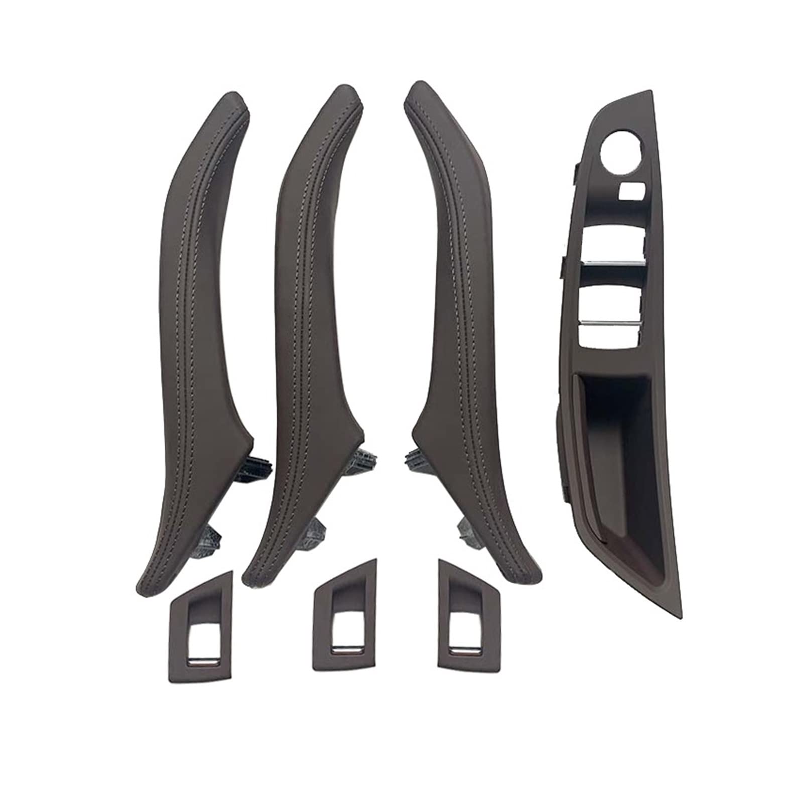 Autotürgriff Für 5 Series F10 F11 F18 528i 535i 520i 523i 525i LHD RHD Armlehne Innen Leder Türgriff Montage 7PCS Set Türgriff(RHD Moka) von SGHFUVE
