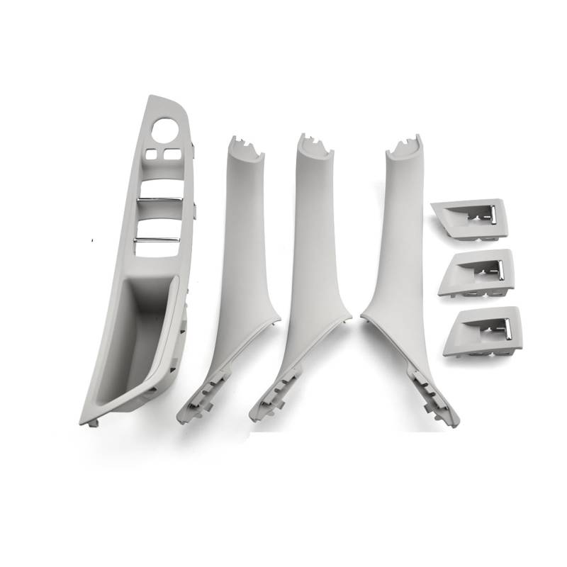 Autotürgriff Für 5 Series F10 F11 Linkslenker LHD Auto Innentür Griff Panel Pull Trim Abdeckung Türgriff(Gray-7PCS) von SGHFUVE