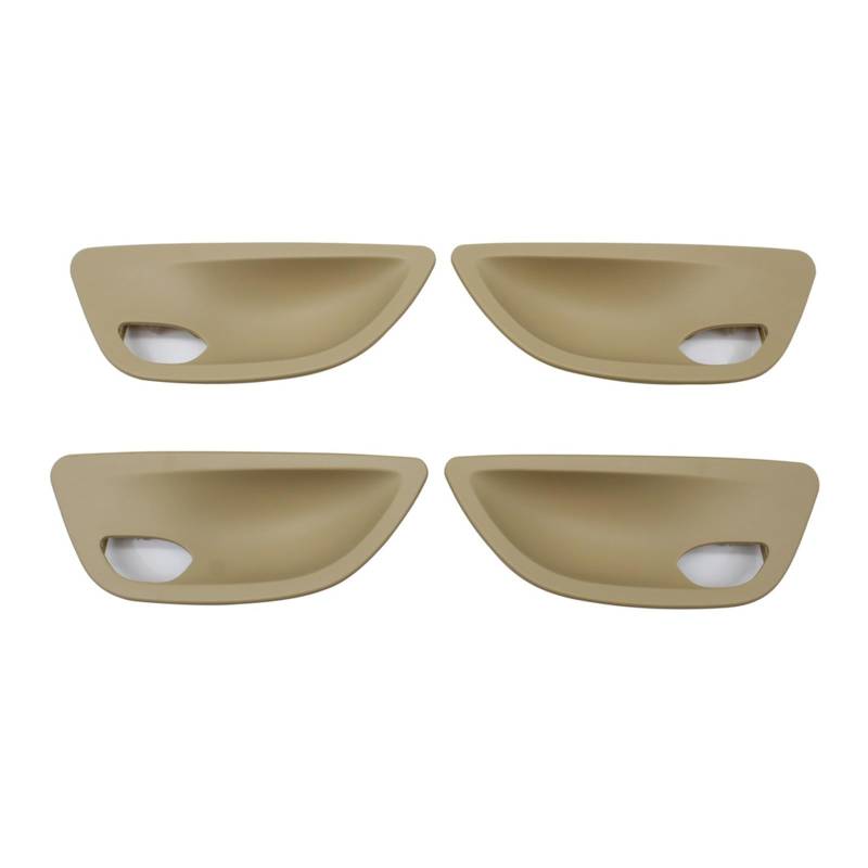 Autotürgriff Für 5 Series F11 F10 F18 2010-2017 2011 Links Rechts Innentürgriff Schüsselabdeckung Trim Ersatz Türgriff(Beige 4pcs Set) von SGHFUVE
