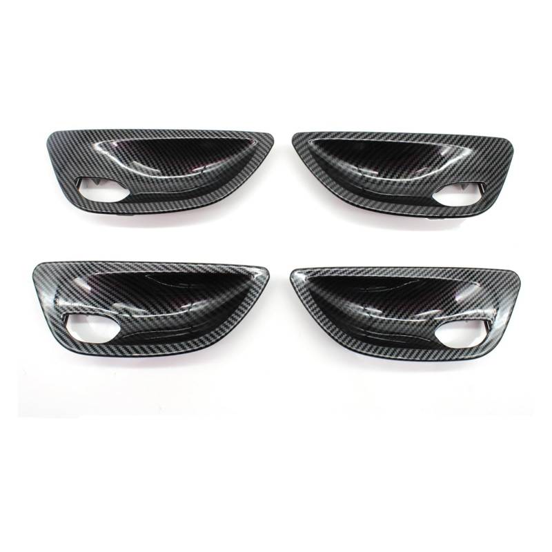 Autotürgriff Für 5 Series F11 F10 F18 2010-2017 2011 Links Rechts Innentürgriff Schüsselabdeckung Trim Ersatz Türgriff(Carbon 4pcs Set) von SGHFUVE