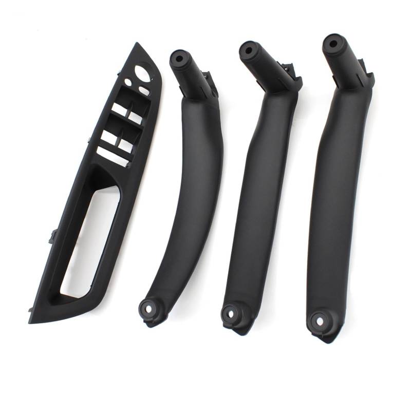 Autotürgriff Für E70 E71 E72 X5 X6 2007-2014 LHD RHD Verbesserte Innentür Armlehne Abdeckung Pull Griff Ersatz Türgriff(Black LHD 4PCS Set) von SGHFUVE