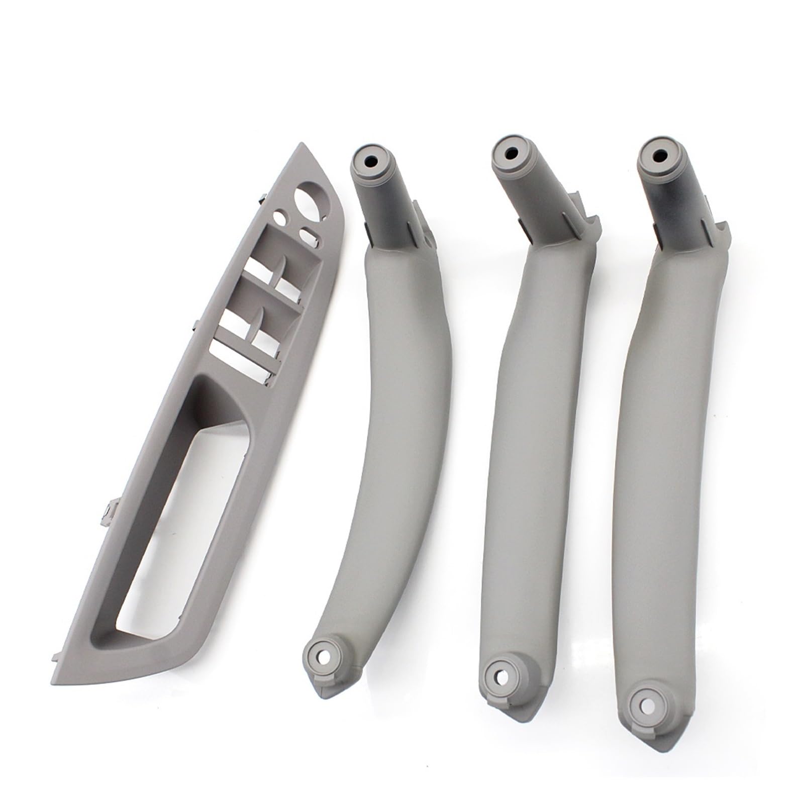 Autotürgriff Für E70 E71 X5 X6 E72 2007-2014 LHD RHD 4 Stücke Set Tür Fenster Schalter Panel Armlehne Ziehen Griff Abdeckung Trim Türgriff(LHD Gray Set) von SGHFUVE