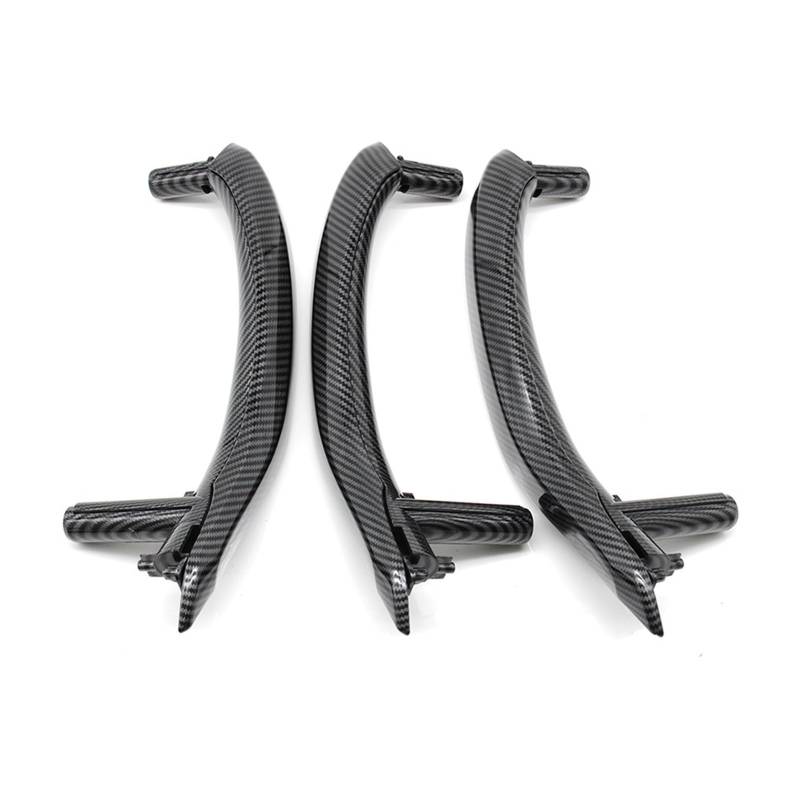 Autotürgriff Für F15 X5 X6 F16 2014-2018 2015 Verbesserte Links Rechts Carbon Fiber Innen Tür Griff Mit Äußere Abdeckung Montage Set Türgriff(LHD Handle Set) von SGHFUVE
