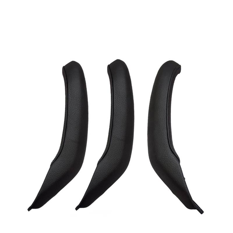 Autotürgriff Für X3 F25 X4 F26 2010-2016 LHD RHD Auto Innen Passagier Tür Links Rechts Pull Griff Leder Äußere Abdeckung Trim Ersatz Türgriff(RHD Black Set) von SGHFUVE