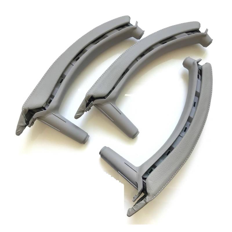 Autotürgriff Für X5 X6 E70 E71 E72 2007-2014 2008 2009 LHD Links Rechts Innentürgriff Mit Lederbezug Montageset Türgriff(LHD Set Gray) von SGHFUVE