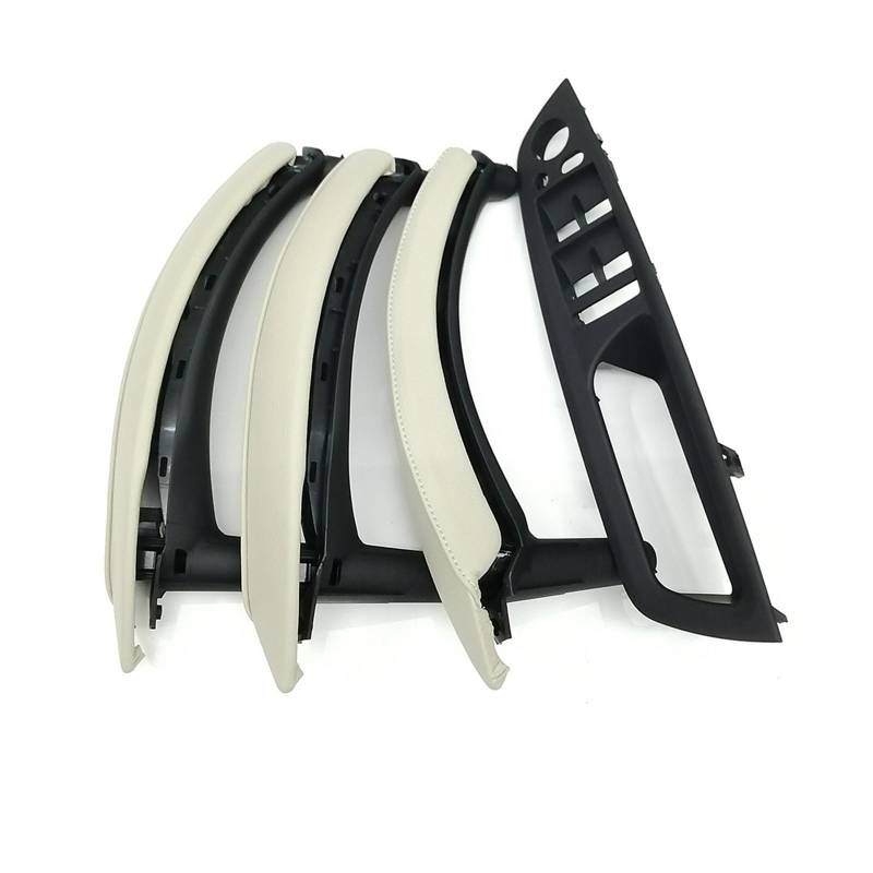 Autotürgriff Für X5 X6 E70 E71 E72 2007-2014 2009 2010 RHD Rechter Fahrer Innenraum Tür Armlehne Pull Griff Voll Set Türgriff(RHD Creamy 7pcs) von SGHFUVE