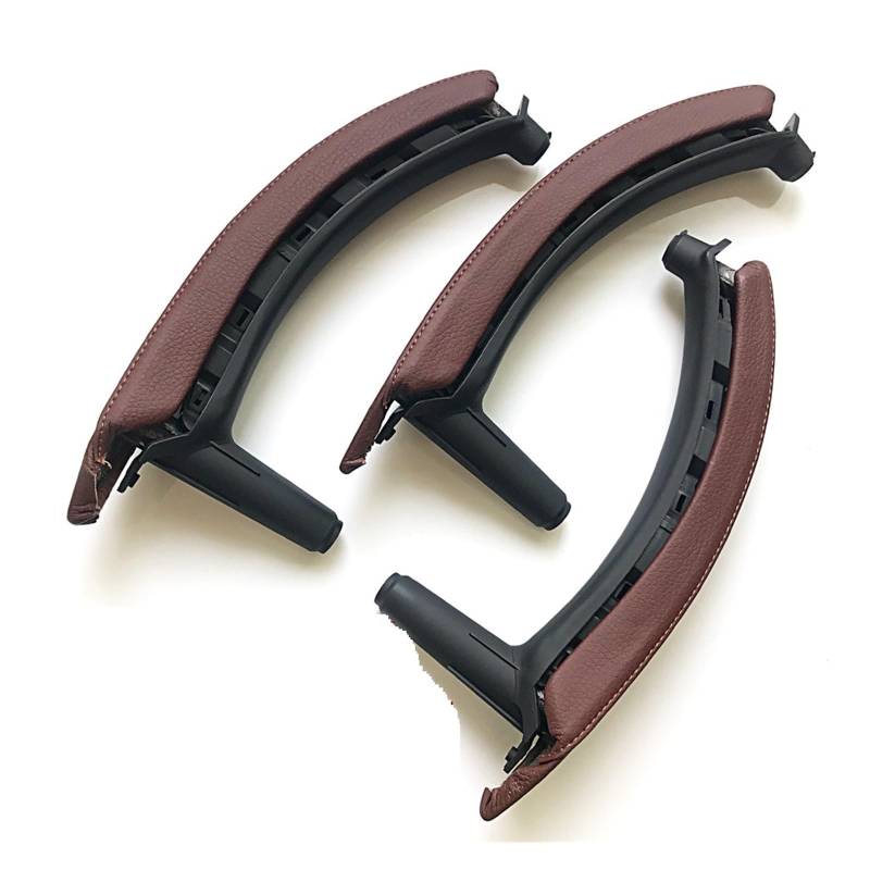 Autotürgriff Für X5 X6 E70 E71 E72 2007-2014 LHD Links Rechts Innentürgriff Mit Abdeckung Montage Set Türgriff(LHD Red Brown) von SGHFUVE