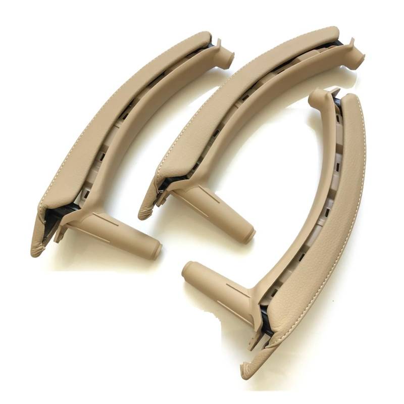 Autotürgriff Für X5 X6 E70 E71 E72 2007-2014 LHD Links Rechts Innentürgriff Mit Abdeckung Montage Set Türgriff(LHD Set Beige) von SGHFUVE