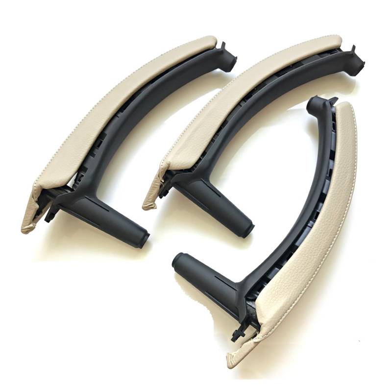 Autotürgriff Für X5 X6 E70 E71 E72 2007-2014 LHD Links Rechts Innentürgriff Mit Abdeckung Montage Set Türgriff(LHD Set Creamy) von SGHFUVE