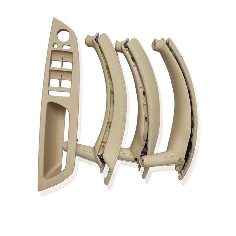 Autotürgriff Für X5 X6 E70 E72 E71 2009 2007-2014 LHD Verbesserte Innentürgriff Mit Abdeckung Montage Komplettset Türgriff(LHD Beige) von SGHFUVE
