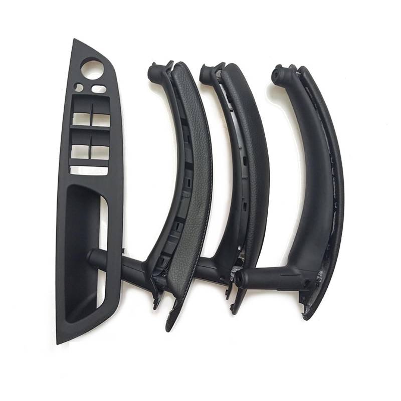 Autotürgriff Für X5 X6 E70 E72 E71 2009 2007-2014 LHD Verbesserte Innentürgriff Mit Abdeckung Montage Komplettset Türgriff(LHD Black) von SGHFUVE