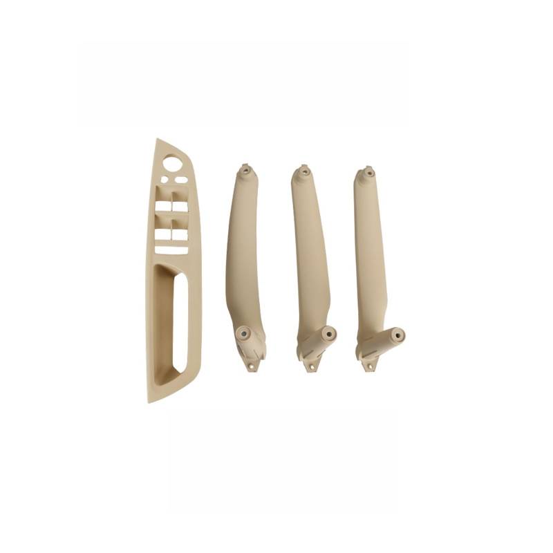 Autotürgriff LHD RHD 4 Stücke Für E70 E71 E72 X5 X6Car Innentürgriff Innenverkleidung Pull Trim Abdeckung Griff Set Armlehne 4 Stücke Türgriff(Model A LHD Beige) von SGHFUVE