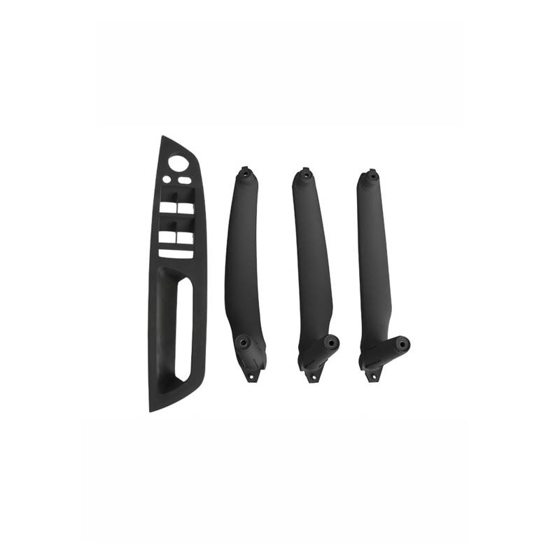 Autotürgriff LHD RHD 4 Stücke Für E70 E71 E72 X5 X6Car Innentürgriff Innenverkleidung Pull Trim Abdeckung Griff Set Armlehne 4 Stücke Türgriff(Model A LHD Black) von SGHFUVE