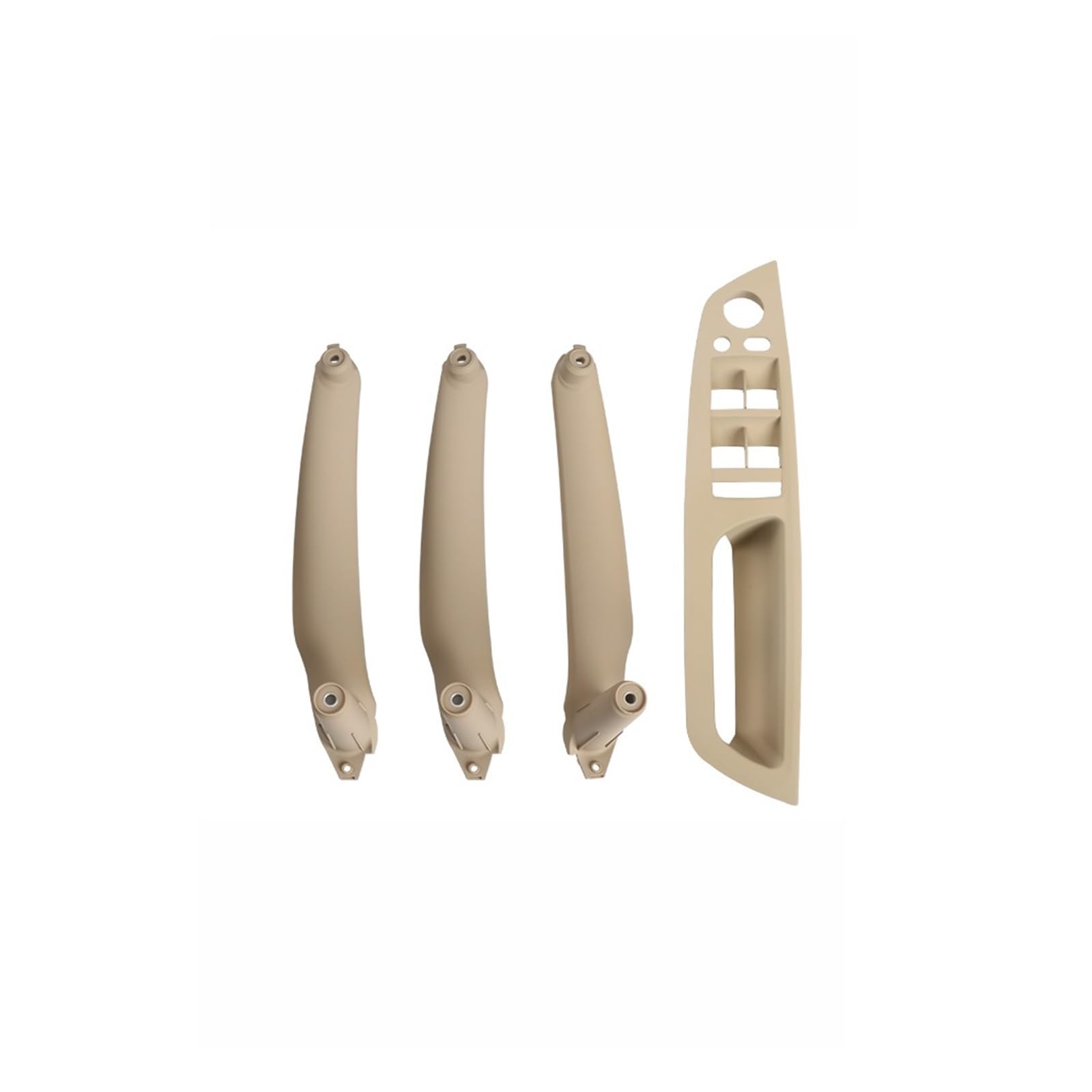 Autotürgriff LHD RHD 4 Stücke Für E70 E71 E72 X5 X6Car Innentürgriff Innenverkleidung Pull Trim Abdeckung Griff Set Armlehne 4 Stücke Türgriff(Model A RHD Beige) von SGHFUVE