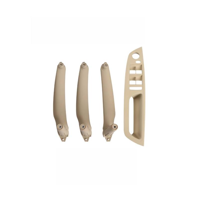 Autotürgriff LHD RHD 4 Stücke Für E70 E71 E72 X5 X6Car Innentürgriff Innenverkleidung Pull Trim Abdeckung Griff Set Armlehne 4 Stücke Türgriff(Model B RHD Beige) von SGHFUVE