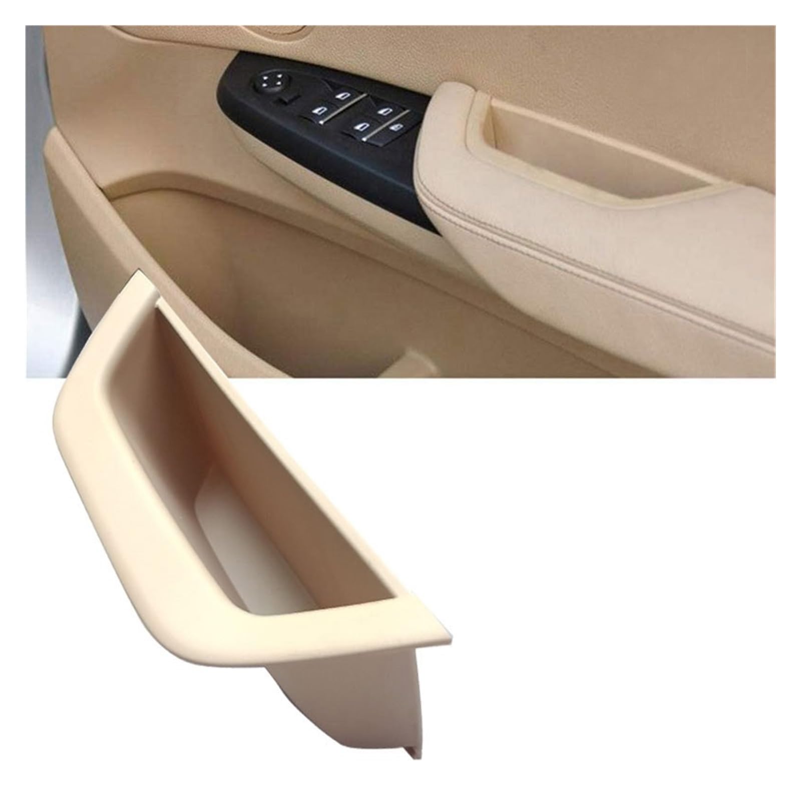 Autotürgriff RHD Rechte Hand Fahrer Autos Tür Armlehne Panel Türgriff Abdeckung Für X3 X4 F25 F26 2010-2016 2012 2014 2015 Türgriff(Front Right Beige) von SGHFUVE
