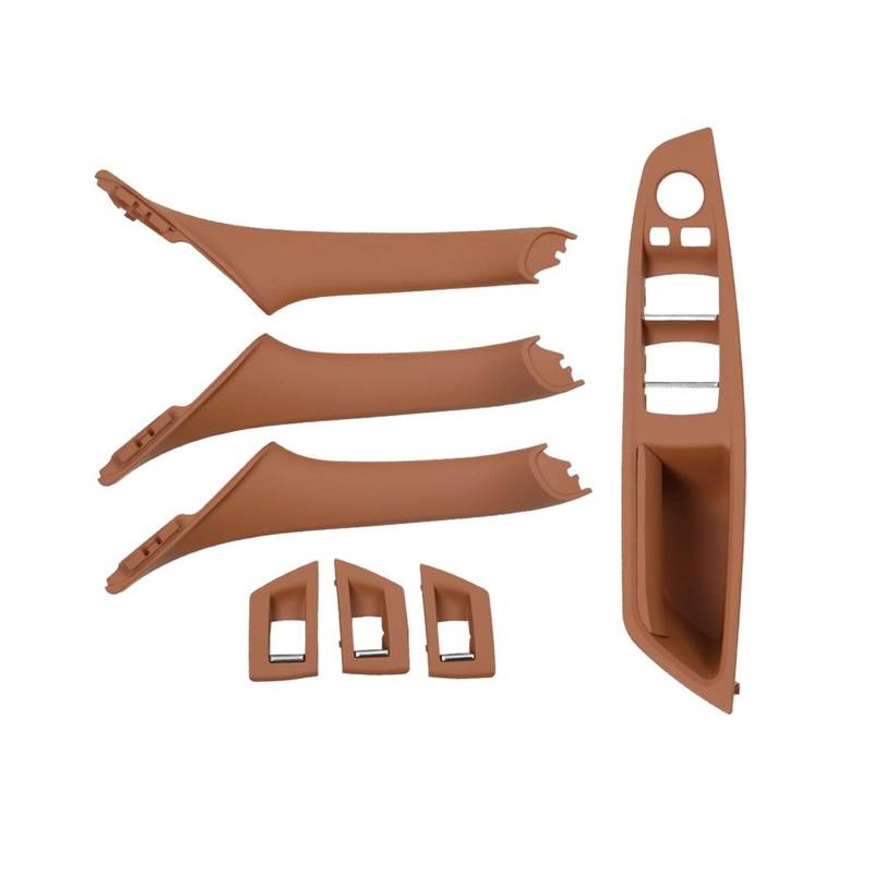 Autotürgriff RHD Rechtslenker Für 5er F10 F11 F18 520 523 525 528 Fensterheberschalter Innentürgriff Pull Panel Cover Set Türgriff(Model A Champagne) von SGHFUVE