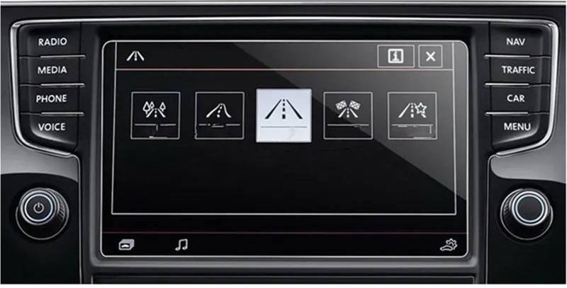 Displayschutzfolie Auto GPS-Navigation Gehärtetem Glas Displayschutzfolie Stahl Schutzfolie Für VW Für Tiguan Mk2 2016 2017 2018 Zubehör Navigation Schutzfolie(8 inch) von SGHFUVE