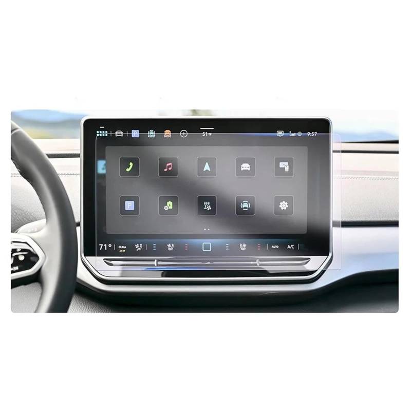 Displayschutzfolie Für VW Für TAYRON 2024 2025 15 Zoll Auto LCD GPS Navigation Gehärtetem Glas Bildschirm Film Protector Navigation Schutzfolie von SGHFUVE
