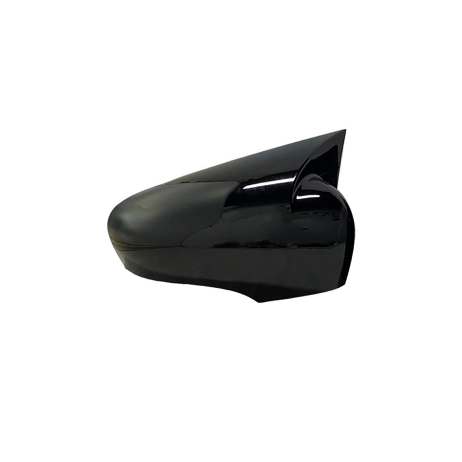 Seitenspiegel Abdeckkappen Auto Tür Seite Rückspiegel Abdeckung Seite Spiegel Kappe Aufkleber Für Für Clio 4 Für MK4 Außenspiegelkappe(1pc Black Left) von SGHFUVE