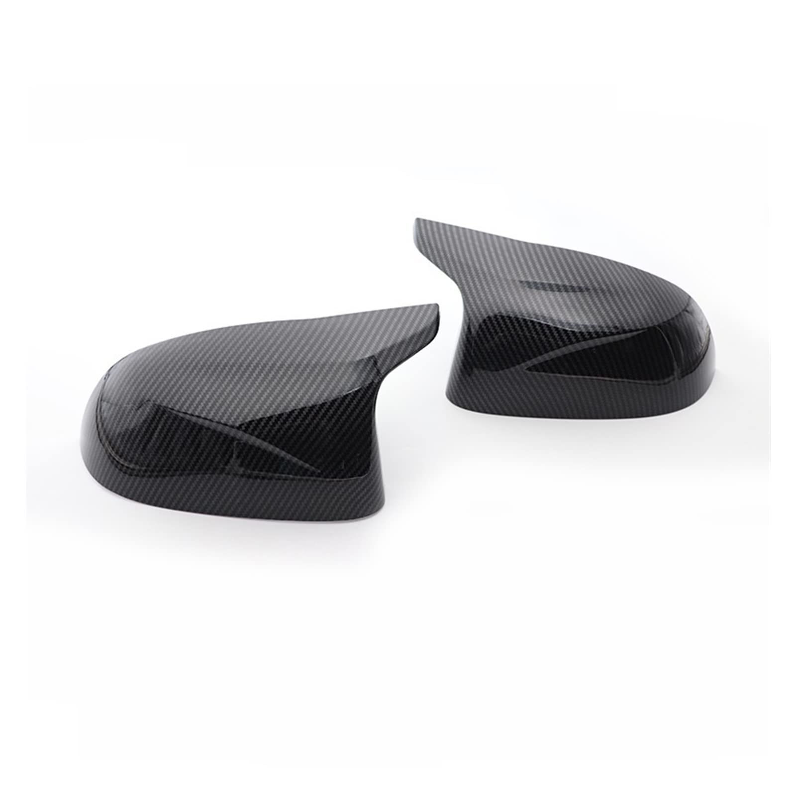Seitenspiegel Abdeckkappen Carbon Faser Für F25 X3, F26 X4, F15 X5, F16 X6 2014-2018 Auto Rück Tür Flügel Seite Spiegel Abdeckung Kappe Shell Außenspiegelkappe(1 Set Carbon Pattern) von SGHFUVE