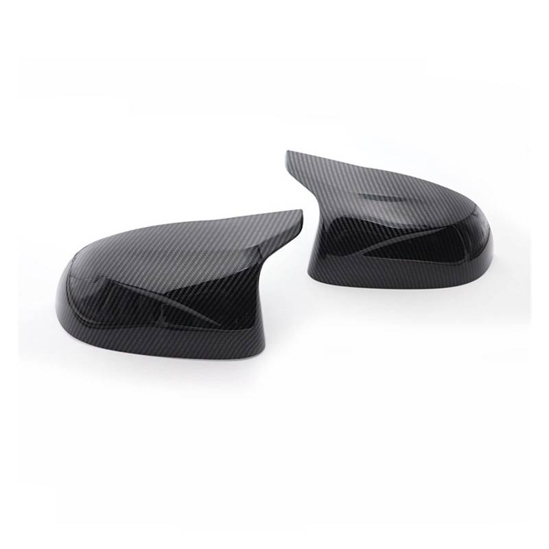 Seitenspiegel Abdeckkappen Carbon Faser Für F25 X3, F26 X4, F15 X5, F16 X6 2014-2018 Auto Rück Tür Flügel Seite Spiegel Abdeckung Kappe Shell Außenspiegelkappe(1 Set Carbon Pattern) von SGHFUVE