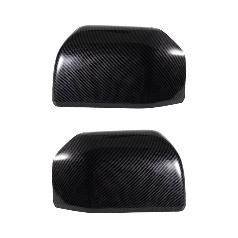 Seitenspiegel Abdeckkappen Fit Für Ford Für F150 F 150 2015-2020 Auto Zubehör Carbon Faser Muster Tür Rückspiegel Abdeckung Kappe Gehäuse Außenspiegelkappe(Left and Right) von SGHFUVE