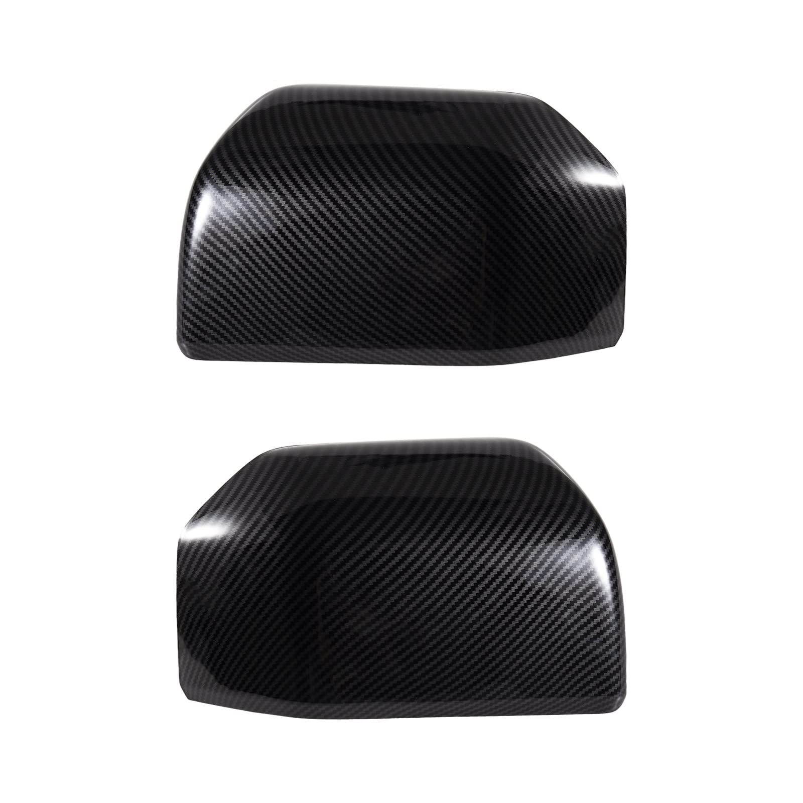 Seitenspiegel Abdeckkappen Fit Für Ford Für F150 F 150 2015-2020 Carbon Faser Muster Tür Rückspiegel Abdeckung Kappe Gehäuse Auto Zubehör Außenspiegelkappe(Left and Right) von SGHFUVE