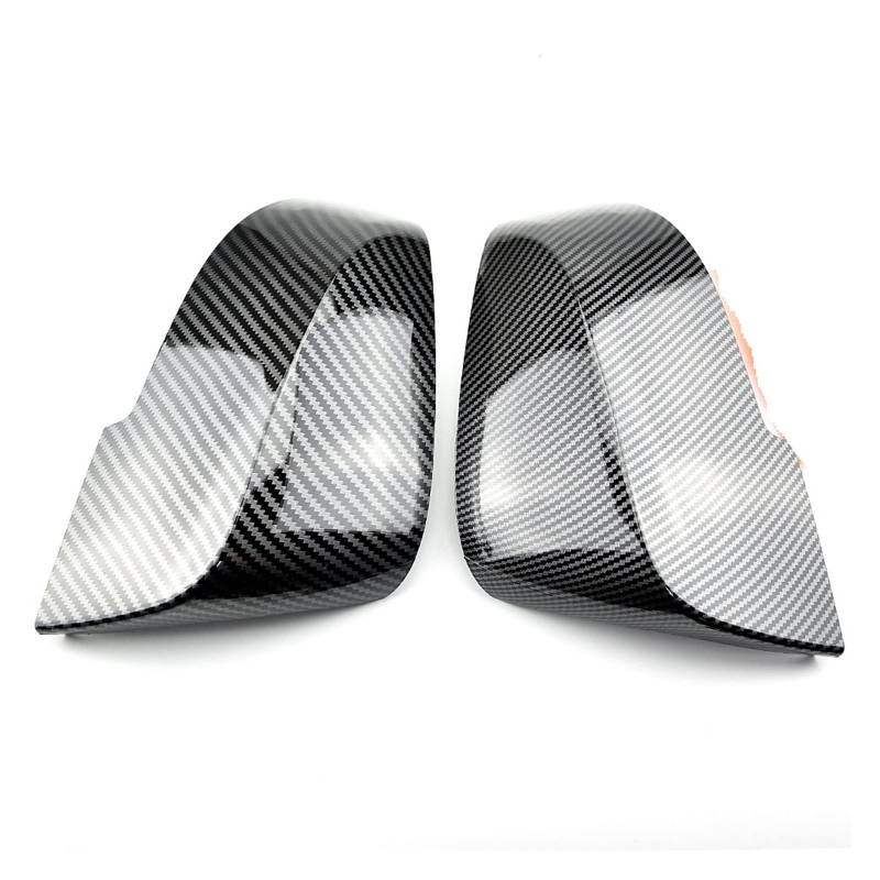 Seitenspiegel Abdeckkappen Für 3 4 Serie Gt F30 F31 F32 F33 F34 F36 2013-2018 Carbon Side Rückspiegel Kappe Abdeckung Trim Auto Zubehör Außenspiegelkappe(Bright Black) von SGHFUVE