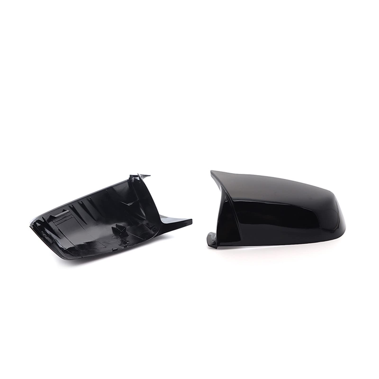 Seitenspiegel Abdeckkappen Für 5 6 7 Serie E60 E61 E63 E64 F01 F02-F04 F06 F07 F10 F11 F12 F13 Carbon Faser Schwarz Seite Flügel Rückspiegel Abdeckung Kappe Außenspiegelkappe(Bright Black) von SGHFUVE