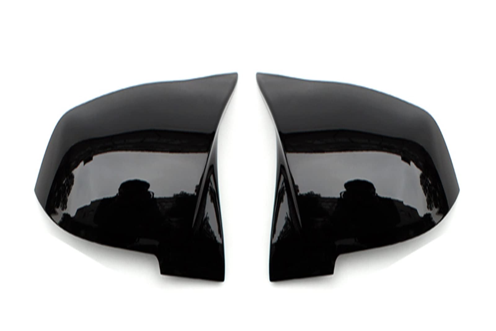 Seitenspiegel Abdeckkappen Für F20 F21 F22 F23 F30 F31 F32 F36 X1 E84 F87 M2 Carbon Faser Stil Auto Auto Rückansicht Seiten Spiegel Abdeckung Außenspiegelkappe(Bright Black) von SGHFUVE