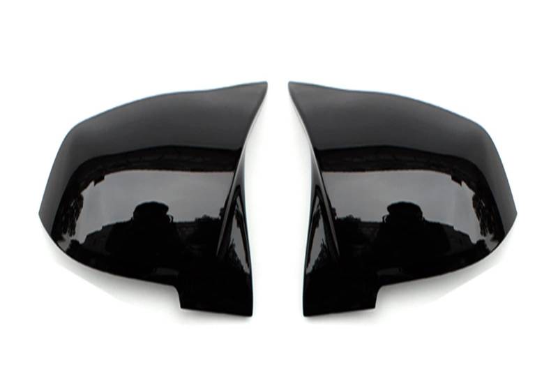 Seitenspiegel Abdeckkappen Für F20 F21 F22 F23 F30 F31 F32 F36 X1 E84 F87 M2 Carbon Faser Stil Auto Auto Rückansicht Seiten Spiegel Abdeckung Außenspiegelkappe(Bright Black) von SGHFUVE
