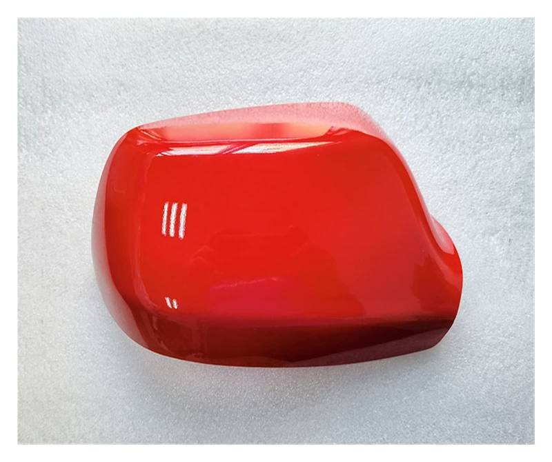 Seitenspiegel Abdeckkappen Für Mazda 3 Umkehrspiegel Abdeckung Rückspiegel Gehäuse Spiegel Shell Auto Zubehör Außenspiegelkappe(Red Right) von SGHFUVE