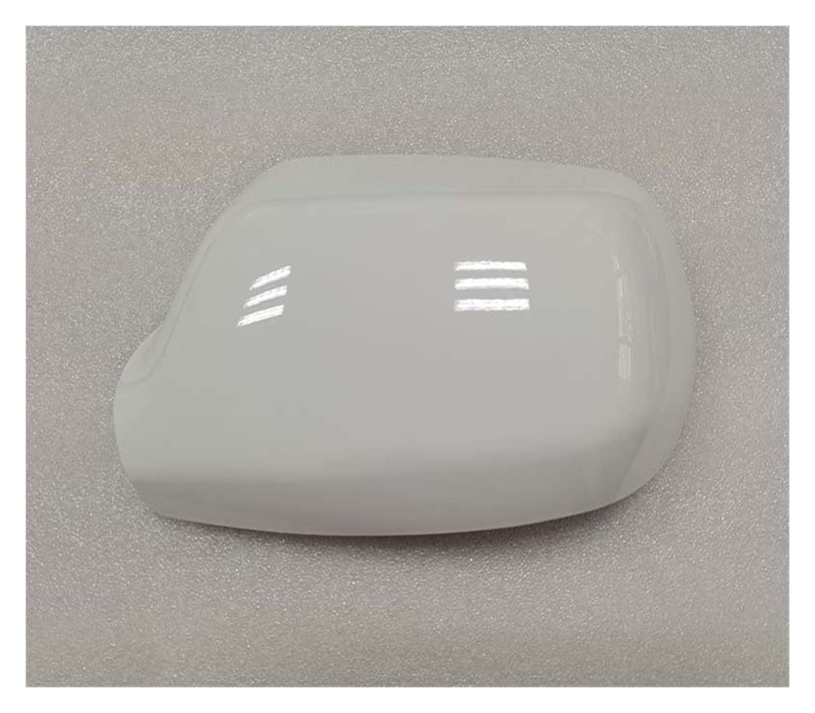 Seitenspiegel Abdeckkappen Für Mazda 3 Umkehrspiegel Abdeckung Rückspiegel Gehäuse Spiegel Shell Auto Zubehör Außenspiegelkappe(White Left) von SGHFUVE