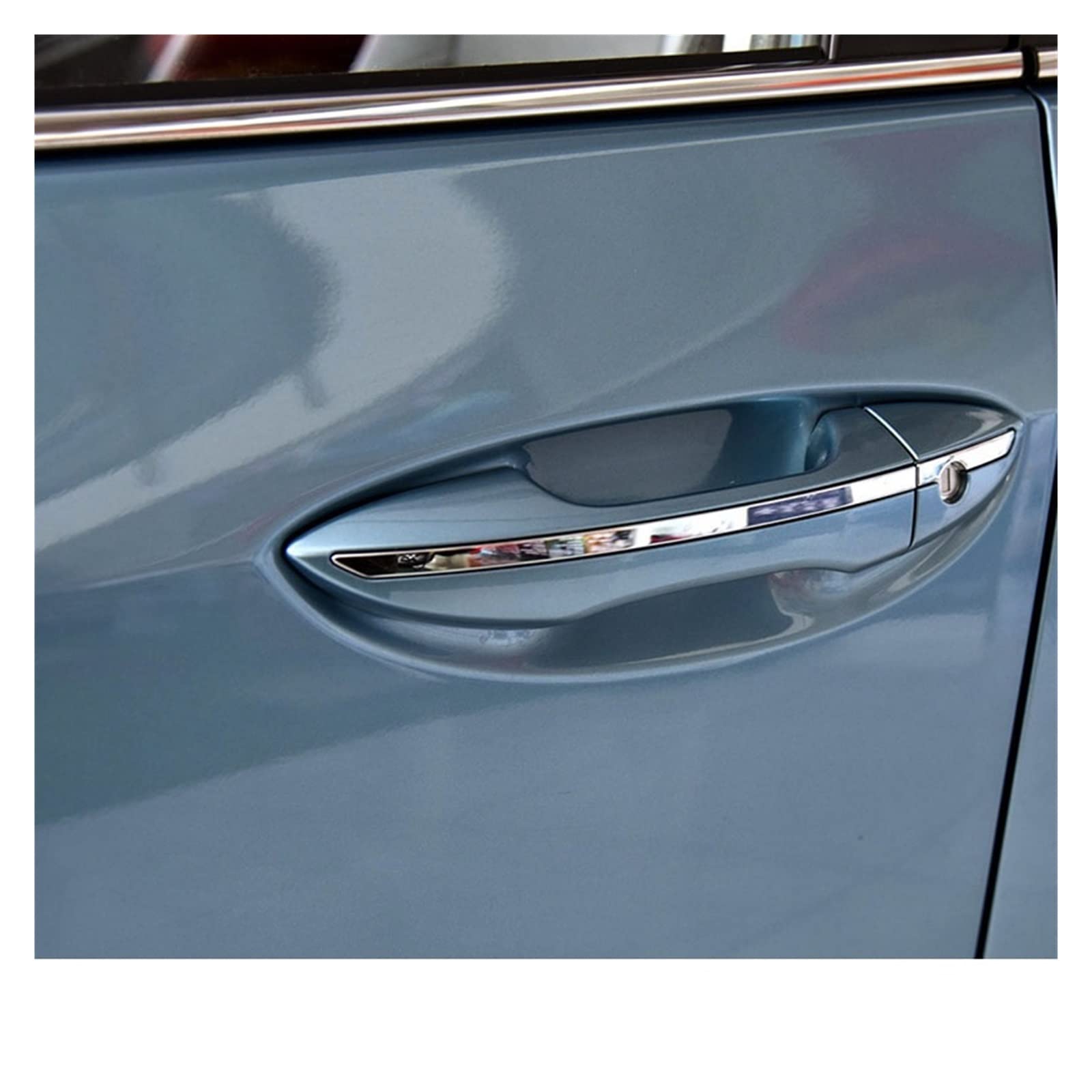 Seitenspiegel Abdeckkappen Für Toyota Für Yaris 2006-2011 Rückspiegel Abdeckung Reverse Spiegel Shell Spiegel Fall Gehäuse Auto Zubehör Außenspiegelkappe(Huanyu Blue Right) von SGHFUVE