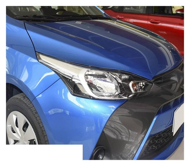 Seitenspiegel Abdeckkappen Für Toyota Für Yaris Für HYBRID Rückspiegel Abdeckung Reverse Spiegel Shell Spiegel Fall Gehäuse Auto Zubehör Außenspiegelkappe(Aurora Blue Left) von SGHFUVE