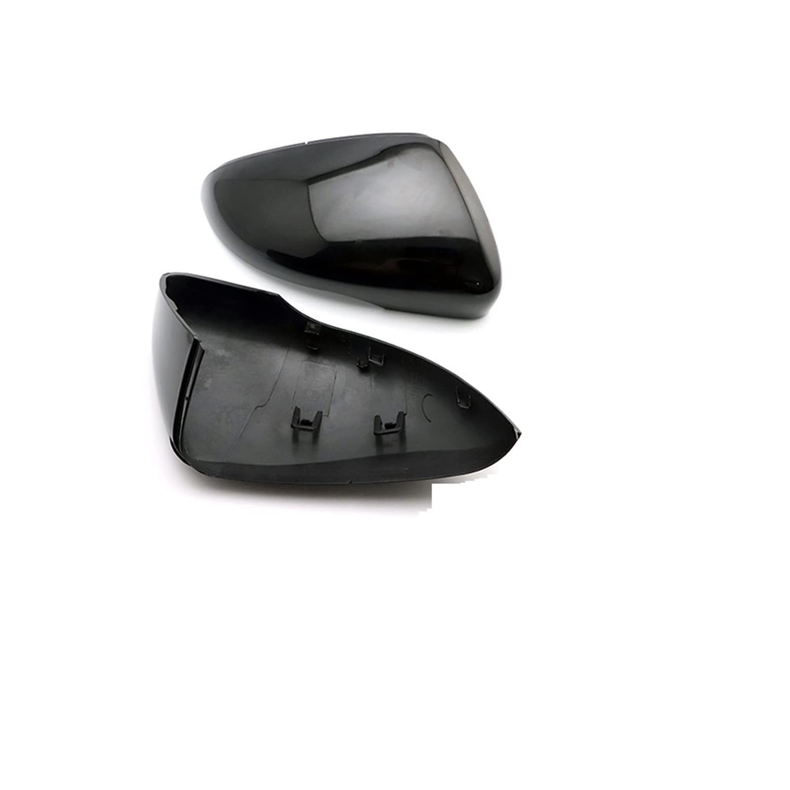 Seitenspiegel Abdeckkappen Für VW Für Golf 7,5 Für MK7 7 Für GTD R Für GTI 6 Carbon Look Seite Flügel Spiegel Abdeckung Kappe Für Jetta 6 Für MKVI Außenspiegelkappe(Black -3) von SGHFUVE