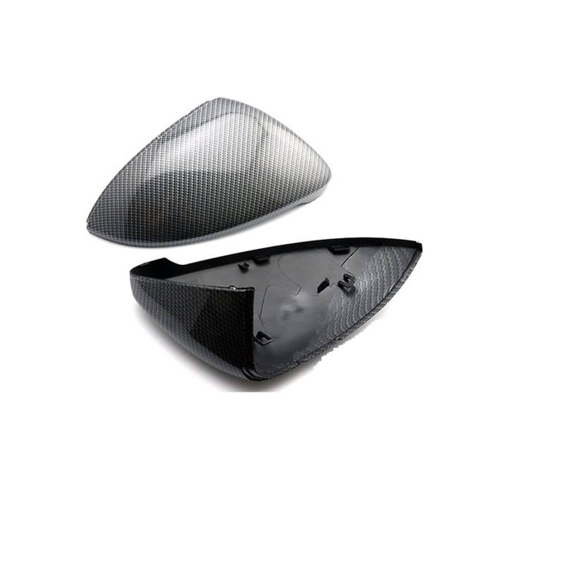 Seitenspiegel Abdeckkappen Für VW Für Golf 7,5 Für MK7 7 Für GTD R Für GTI 6 Carbon Look Seite Flügel Spiegel Abdeckung Kappe Für Jetta 6 Für MKVI Außenspiegelkappe(Carbon Fiber Look -2) von SGHFUVE