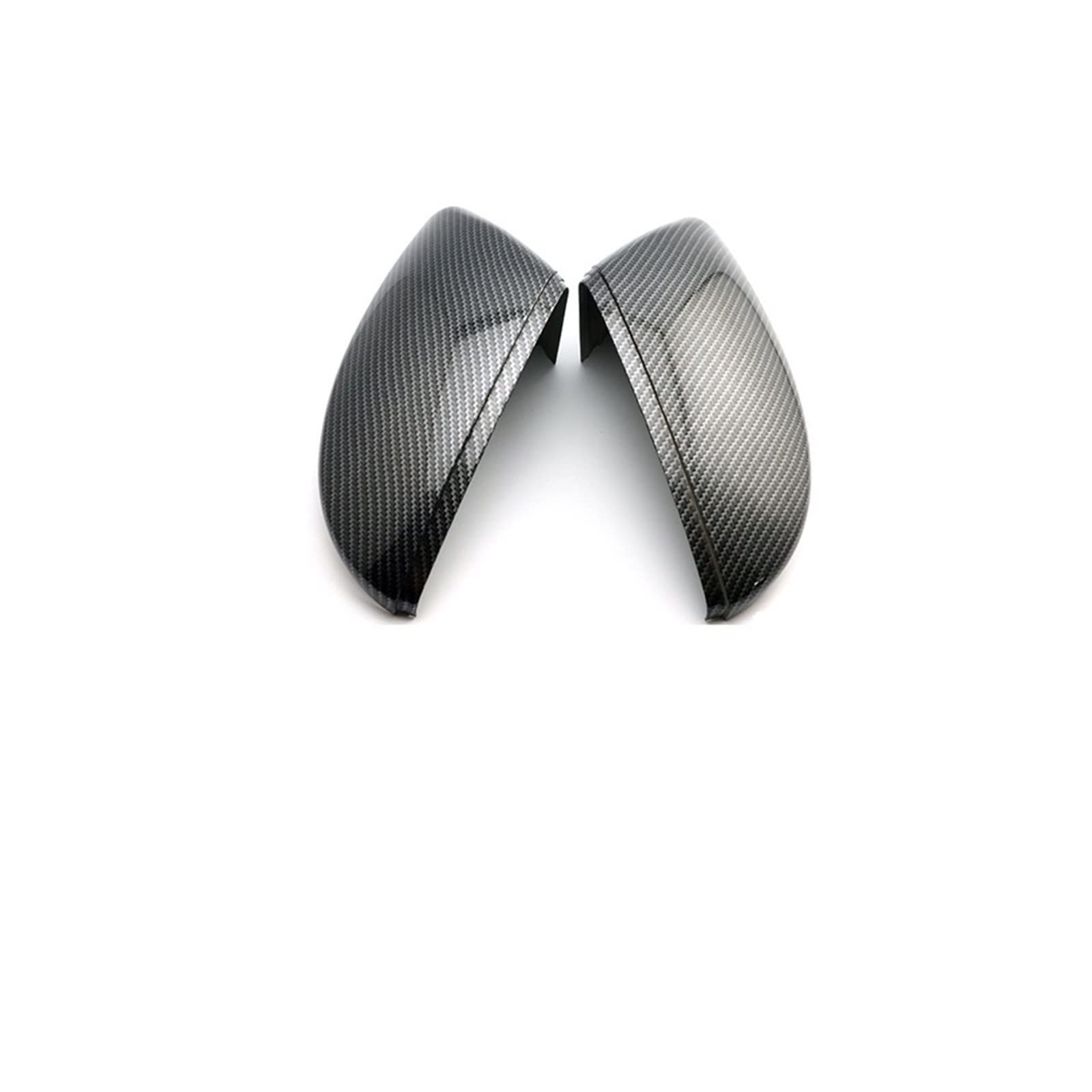 Seitenspiegel Abdeckkappen Für VW Seite Flügel Spiegel Abdeckung Für Passat B7 Für CC Für Scirocco Für Polo 6R 6C Für MK6 Kappe Für Jetta 6 Carbon Look Außenspiegelkappe(Carbon Fiber Look -1) von SGHFUVE