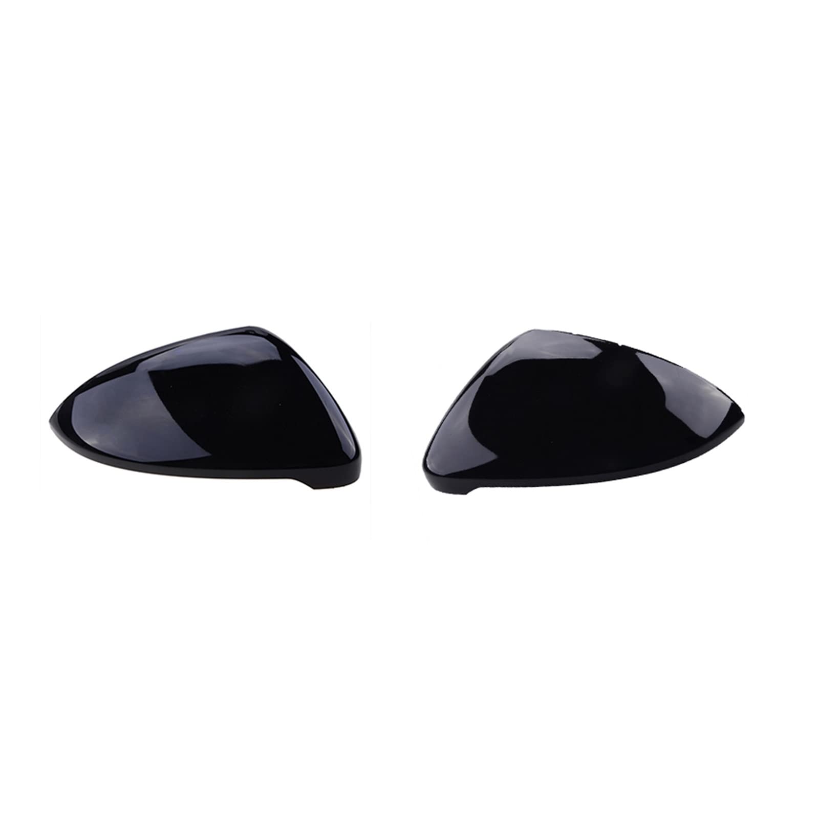 Seitenspiegel Abdeckkappen Glänzend Schwarz Fit Für VW Für Golf 7 Für MK7 Für MK 7,5 Für GTI R Für GTE Für GTD Rückspiegel Abdeckung Flügel Seite Spiegel Kappen Außenspiegelkappe(1 Paar) von SGHFUVE